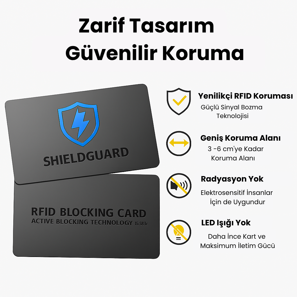 ShieldGuard® RFID/NFC Koruma Kartı