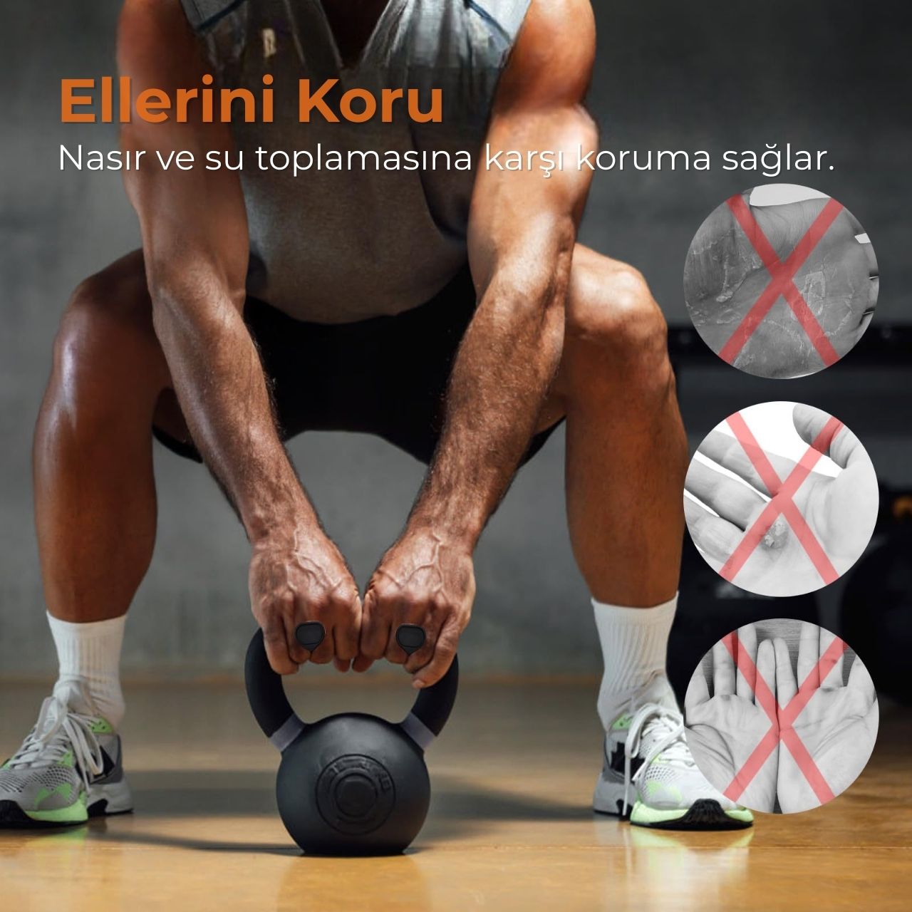 GripFix™ Ergonomik Kaymaz Antrenman Kavrama Aparatı